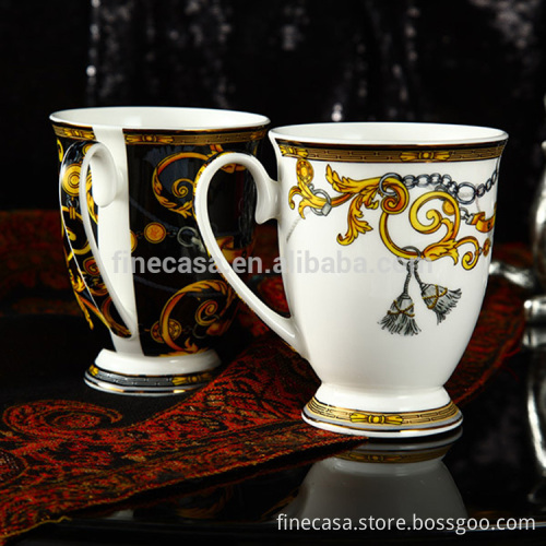 16 Pieces Luxury Fine Bone China Dinner Set of Knight